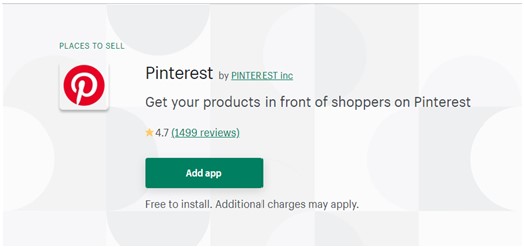 Pinterest Shopify App