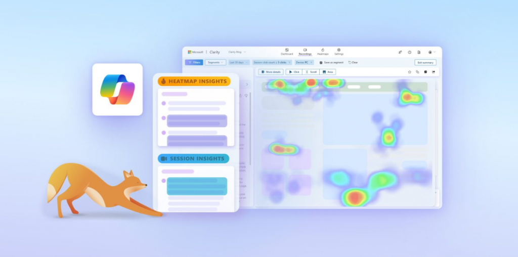 copyright Microsoft Clarity Heatmap Tool